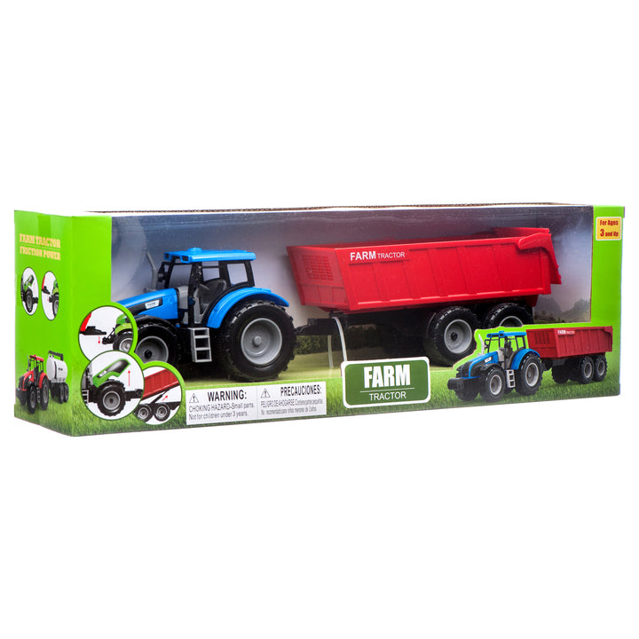 TOY FARM TRACTOR 18" F/F 3-ASST #550-3A(1 Count)