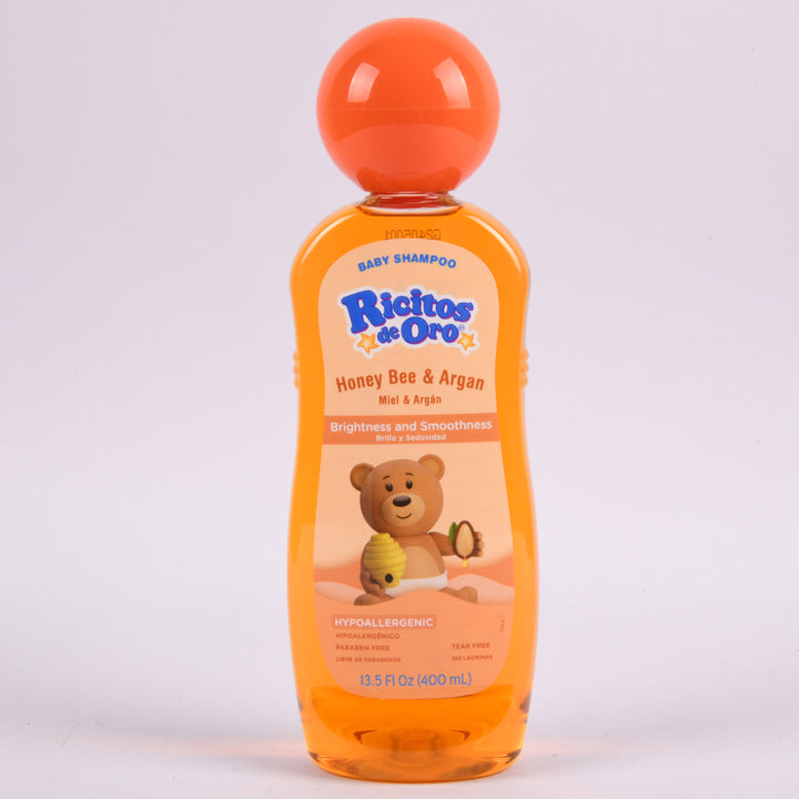 Ricitos de Oro baby shampoo honey and argan 13.5oz tear free hypoallergenic shampoo for babies