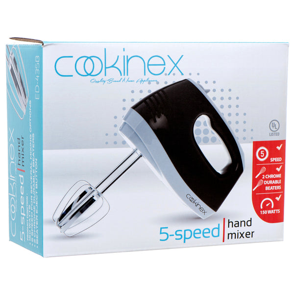 HAND MIXER 5-SPEED ASST CLRS #ED-435(1 Count)