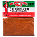 LA MEXICANA CHILE DE ARBOL MOLIDO 1 OZ(12 Count)