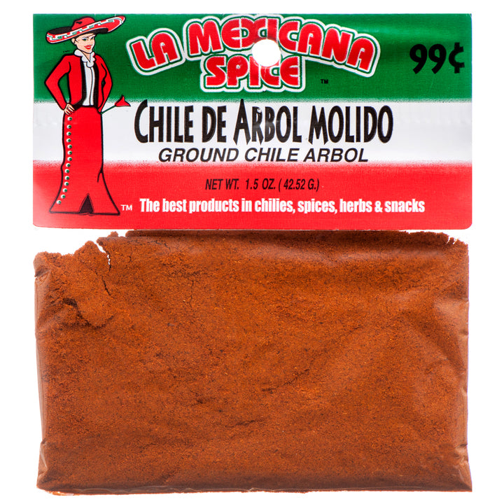 LA MEXICANA CHILE DE ARBOL MOLIDO 1 OZ(12 Count)