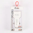 X-MAX CAR CHARGER 2 USB 3.4A X-CC1721(1 Count)