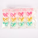 SMALL HEART SHAPED HAIR CLIP(12 Count)