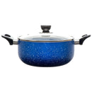 DUTCH OVEN 5QT W/GLASS LID BLUE(1 Count)