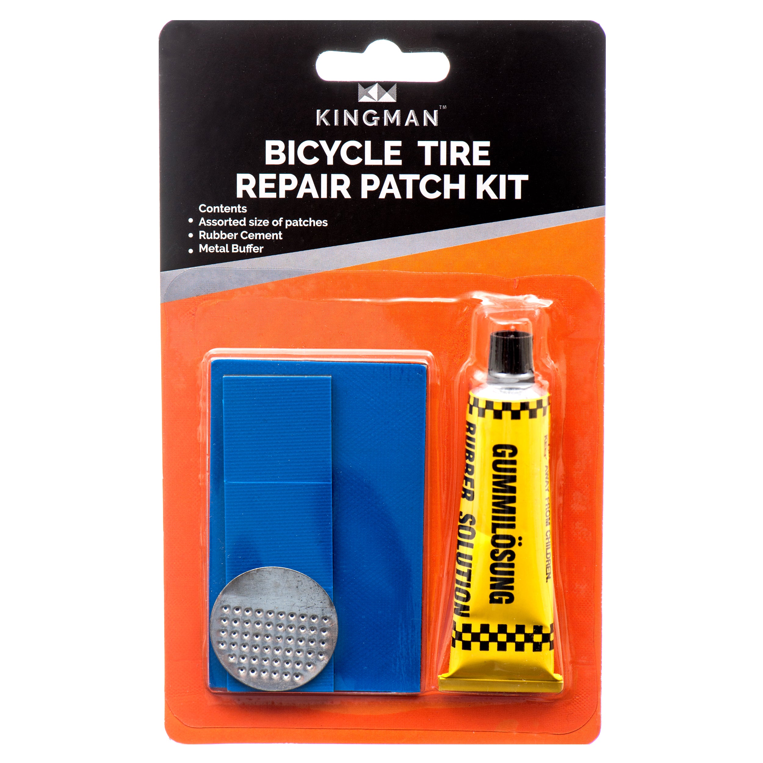 Kingman Bicycle Tire Repair Patch Kit (24 Pack)