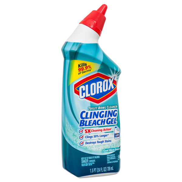 Clorox Toilet Bowl Cleaner Gel, 24 oz (12 Pack)