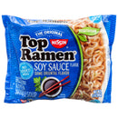 Nissin Top Ramen Instant Noodles, Soy Sauce, 3 oz (24 Pack)