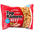 Nissin Top Ramen Instant Noodles, Beef, 3 oz (24 Pack)