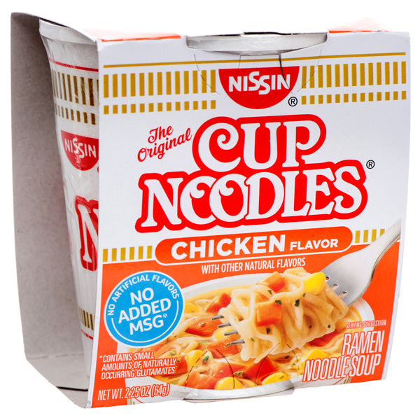 Nissin Cup Noodles Instant Soup, Chicken, 2.2 oz (12 Pack)