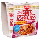 Nissin Cup Noodles Instant Soup, Hot & Spicy Shrimp, 2.2 oz (12 Pack)