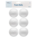 Styrofoam Balls 2.5" 6 Ct White (12 Pack)