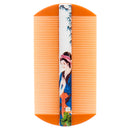 Lice Comb Double Sided W/Print Golden Brown (12 Pack)