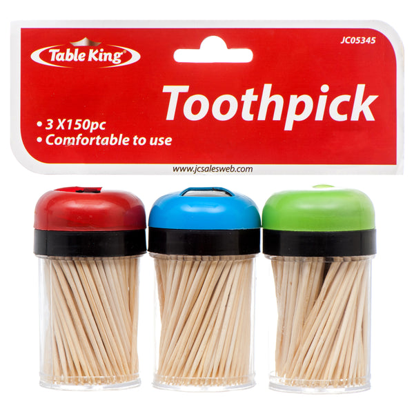 Table King Toothpick 3 X 150Ct (24 Pack)