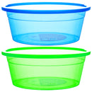 NuValu Round Plastic Bins, 12" (24 Pack)