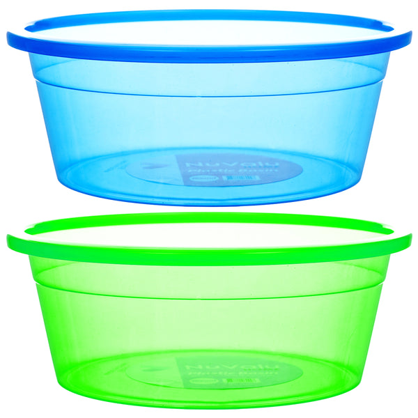 NuValu Round Plastic Bins, 12" (24 Pack)