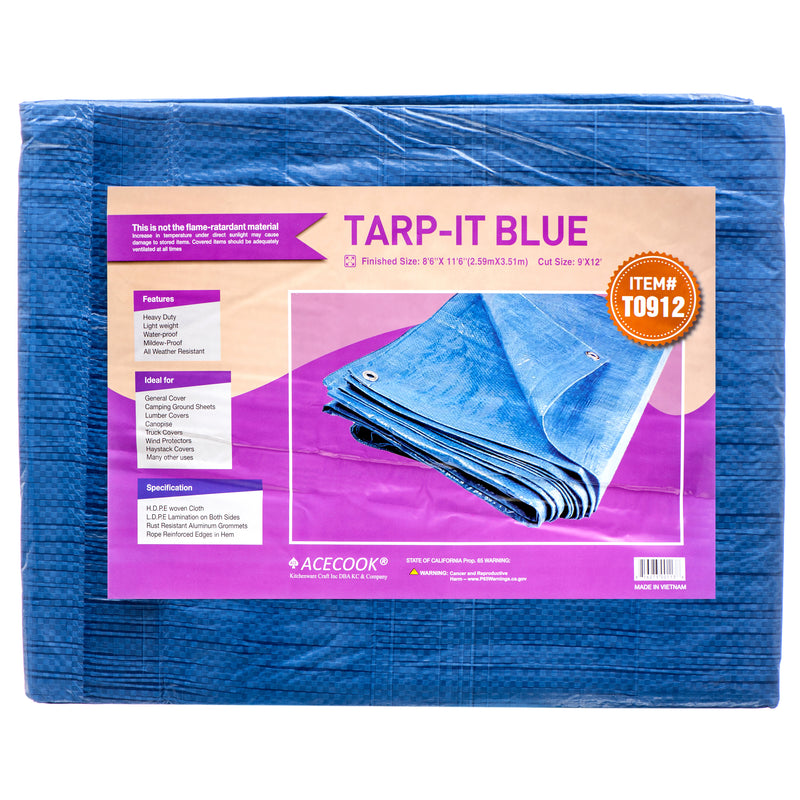 Tarpaulin 9X12 Blue