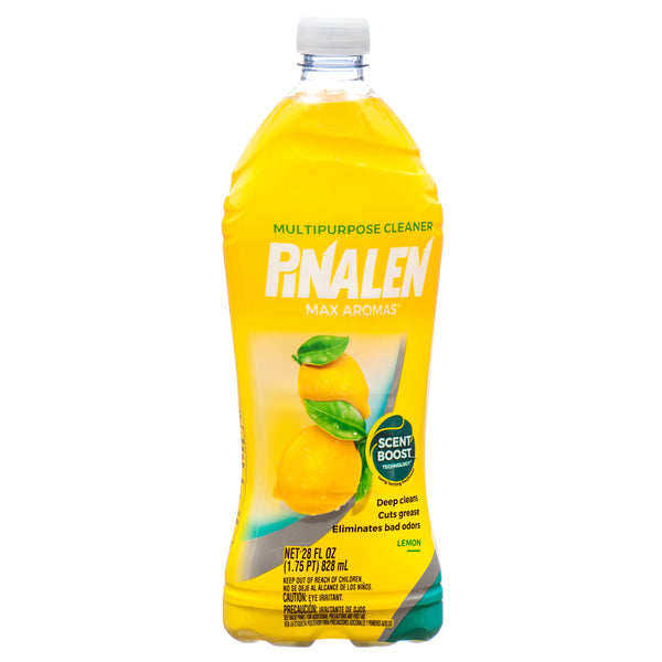 Pinalen Max Aroma Multipurpose Cleaner, Lemon, 28 oz (15 Pack)