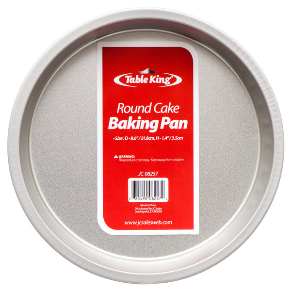 Round Cake Baking Pan, 8.6" (24 Pack)