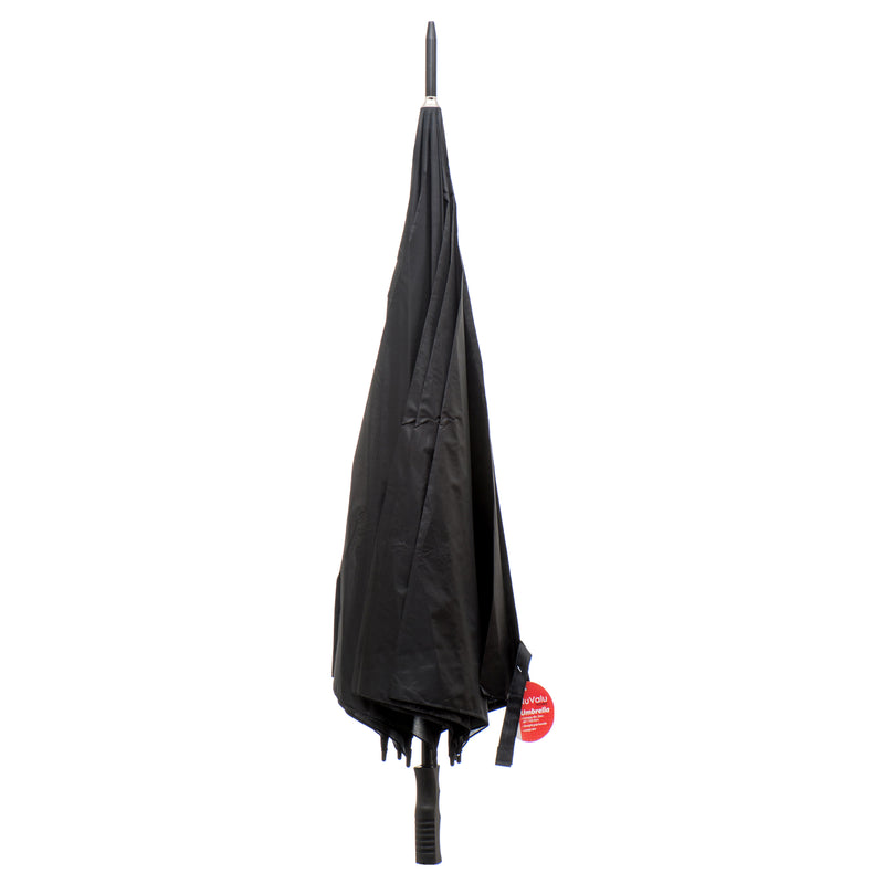NuValu Large Umbrella, Black, 30" (12 Pack)