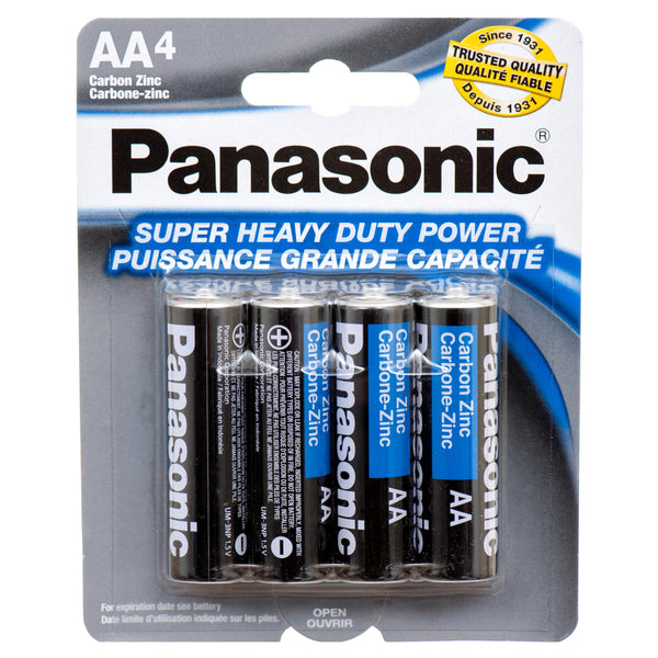 Panasonic AA Battery, 4 Count (48 Pack)