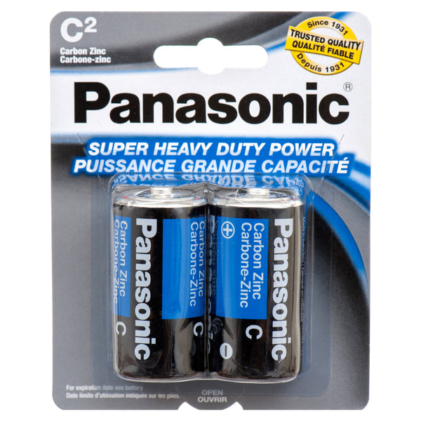 Panasonic C Battery, 2 Count (48 Pack)