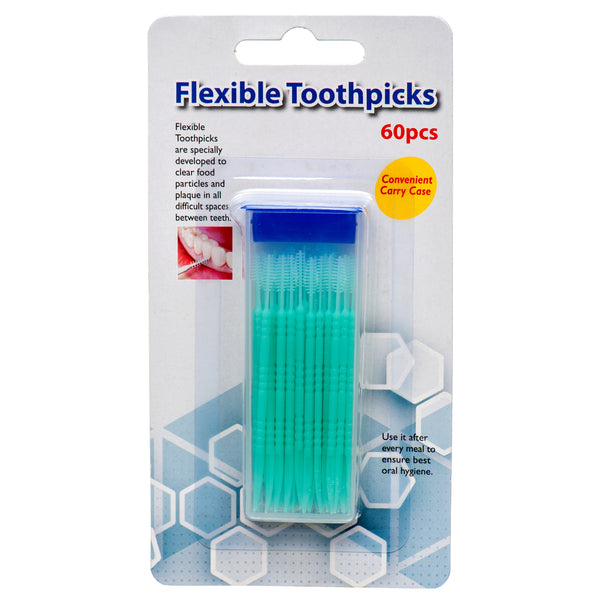 Toothpick Flexible 60Pc (24 Pack)