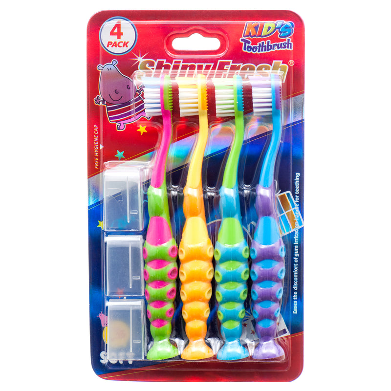 Kids Toothbrush Soft 4 Pk (12 Pack)