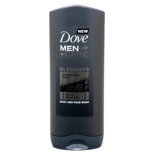 Dove Men+Care Body And Face Wash 400 Ml Charcoal (12 Pack)