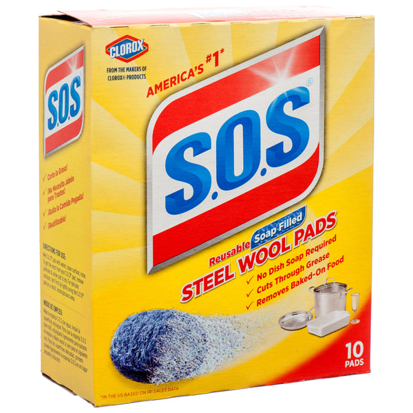 S.O.S. Soap Pads, 10 Count (6 Pack)
