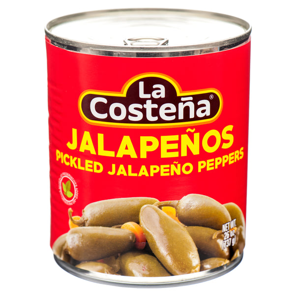 La Costeña Jalapeño Peppers, 26 oz (12 Pack)