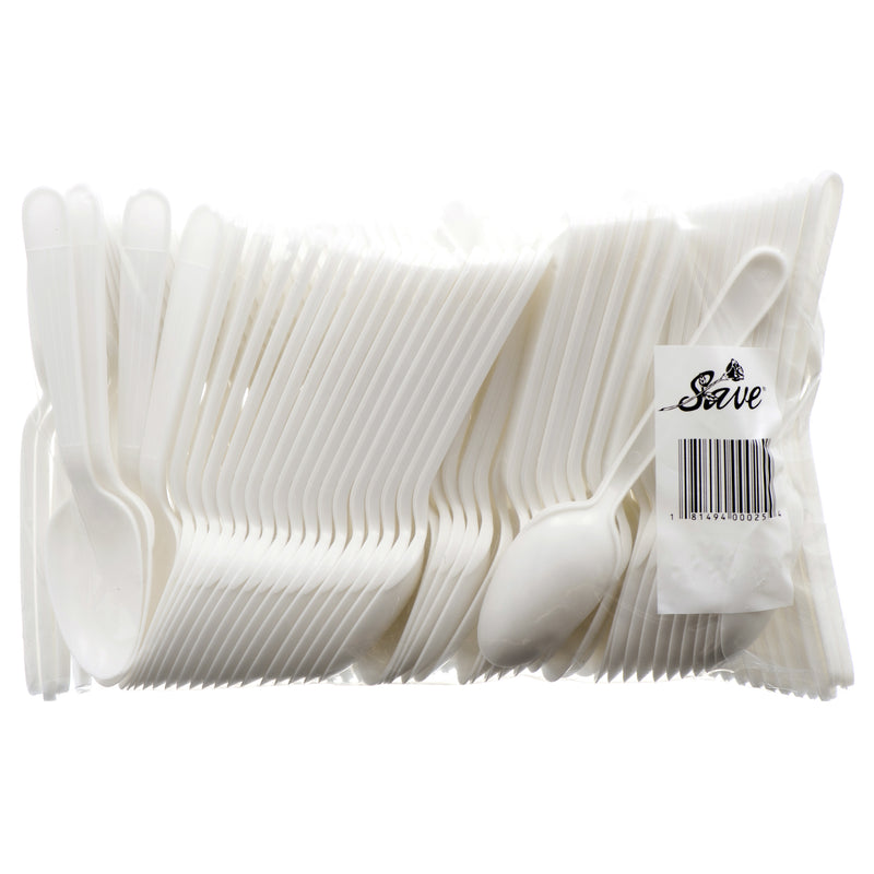 Plastic Spoon 100Ct/Hvy (10 Pack)