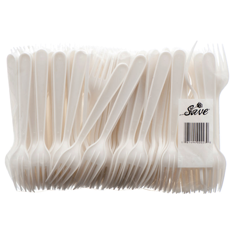 Plastic Fork 100Ct/Hvy (10 Pack)