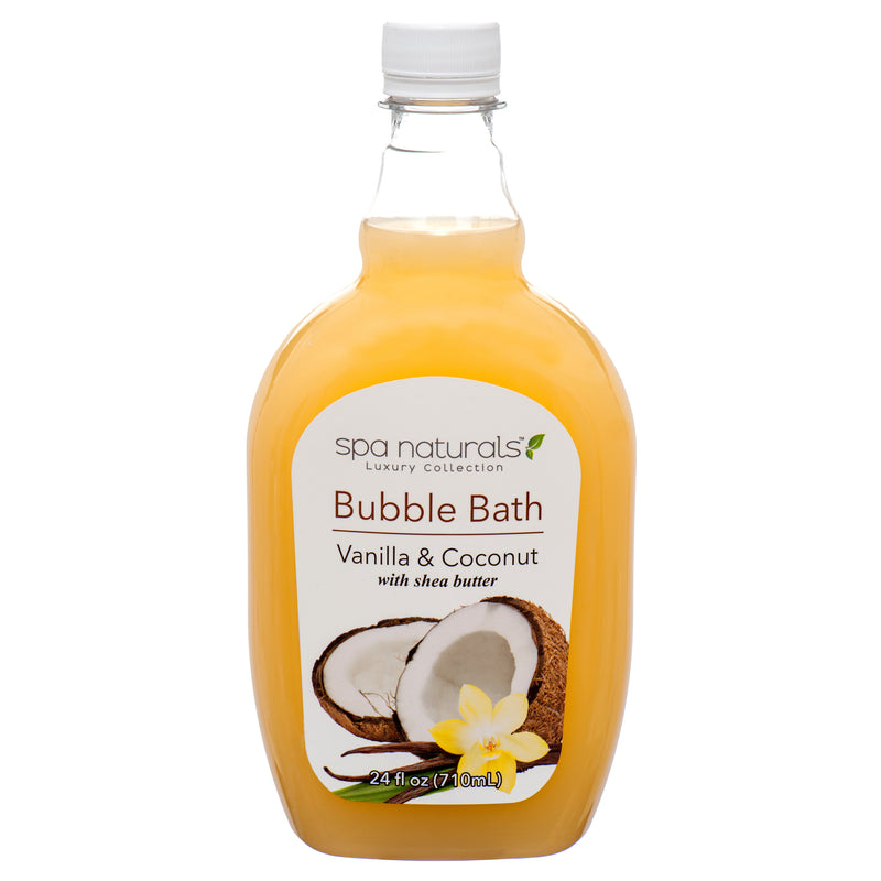 Spa Naturals Bubble Bath, Vanilla & Coconut, 24 oz (12 Pack)