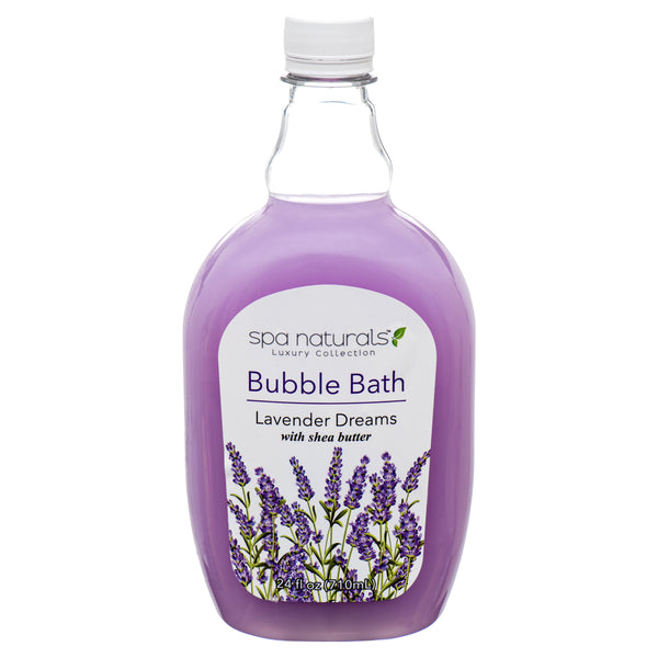 Spa Naturals Bubble Bath, Lavender Dreams w/ Shea Butter, 24 oz (12 Pack)