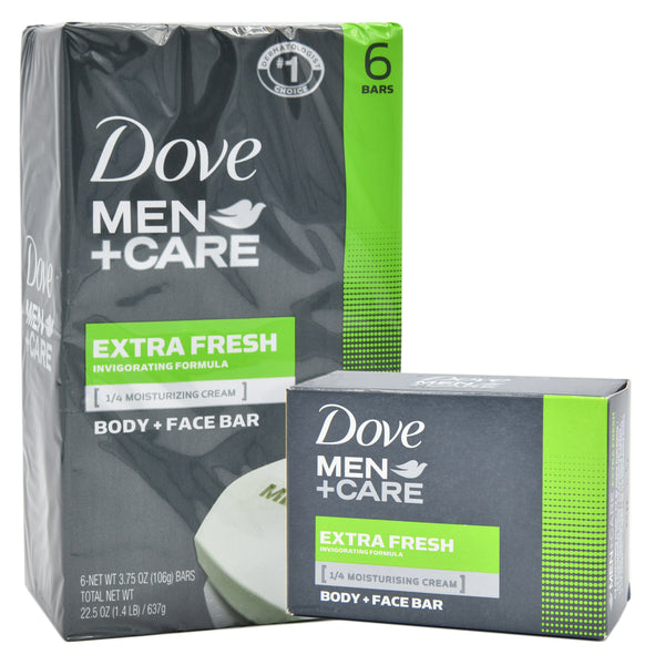Dove Men+Care Body & Face Extra Fresh 4 Oz (72 Pack)