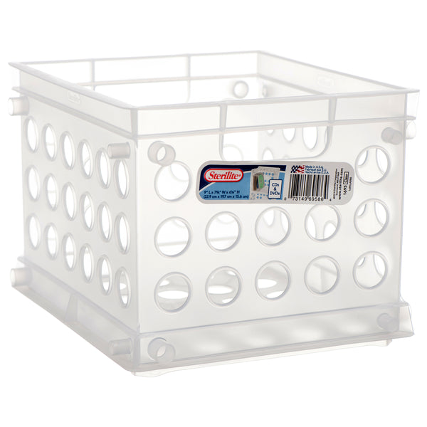 Sterilite #1695 Mini Crate Clear (12 Pack)