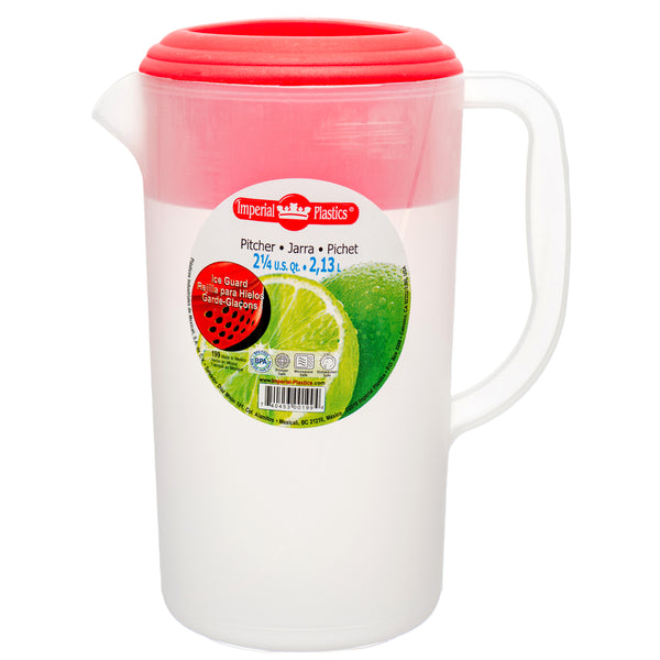 Pitcher 2.1Qt Asst Clr #199 (48 Pack)