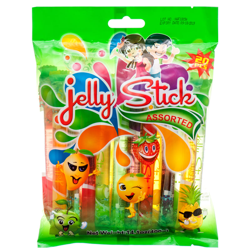 Jelly Sticks Asst Flavor 20 Ct (24 Pack)