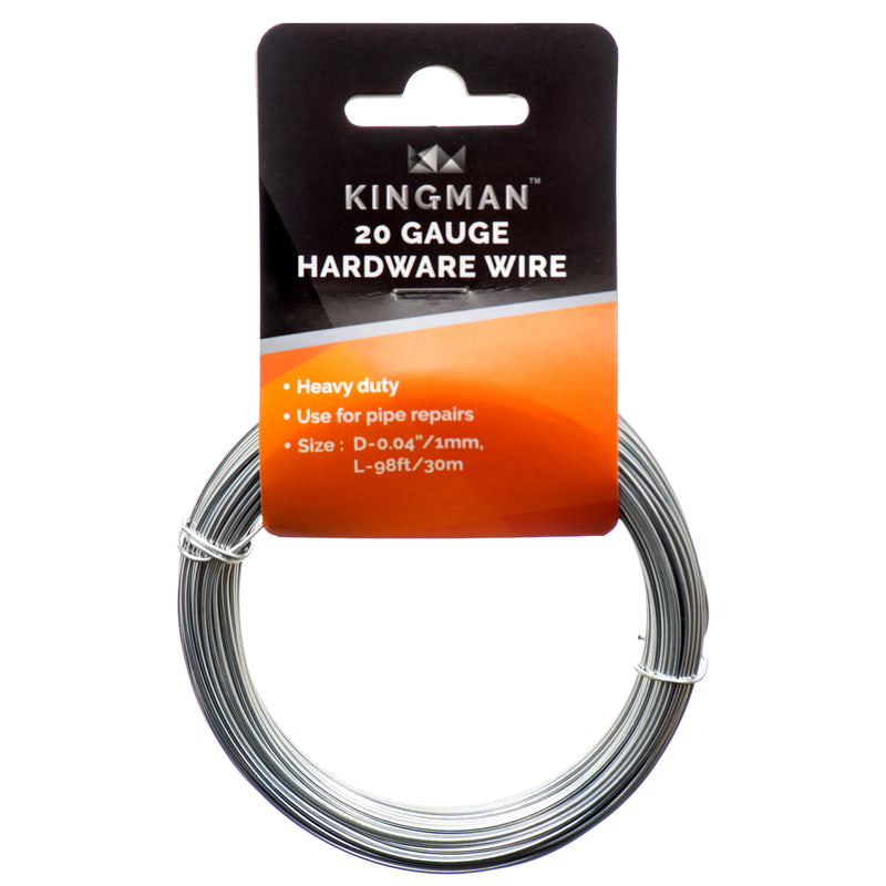 Kingman 20 Gauge Hardware Wire, 98' (24 Pack)