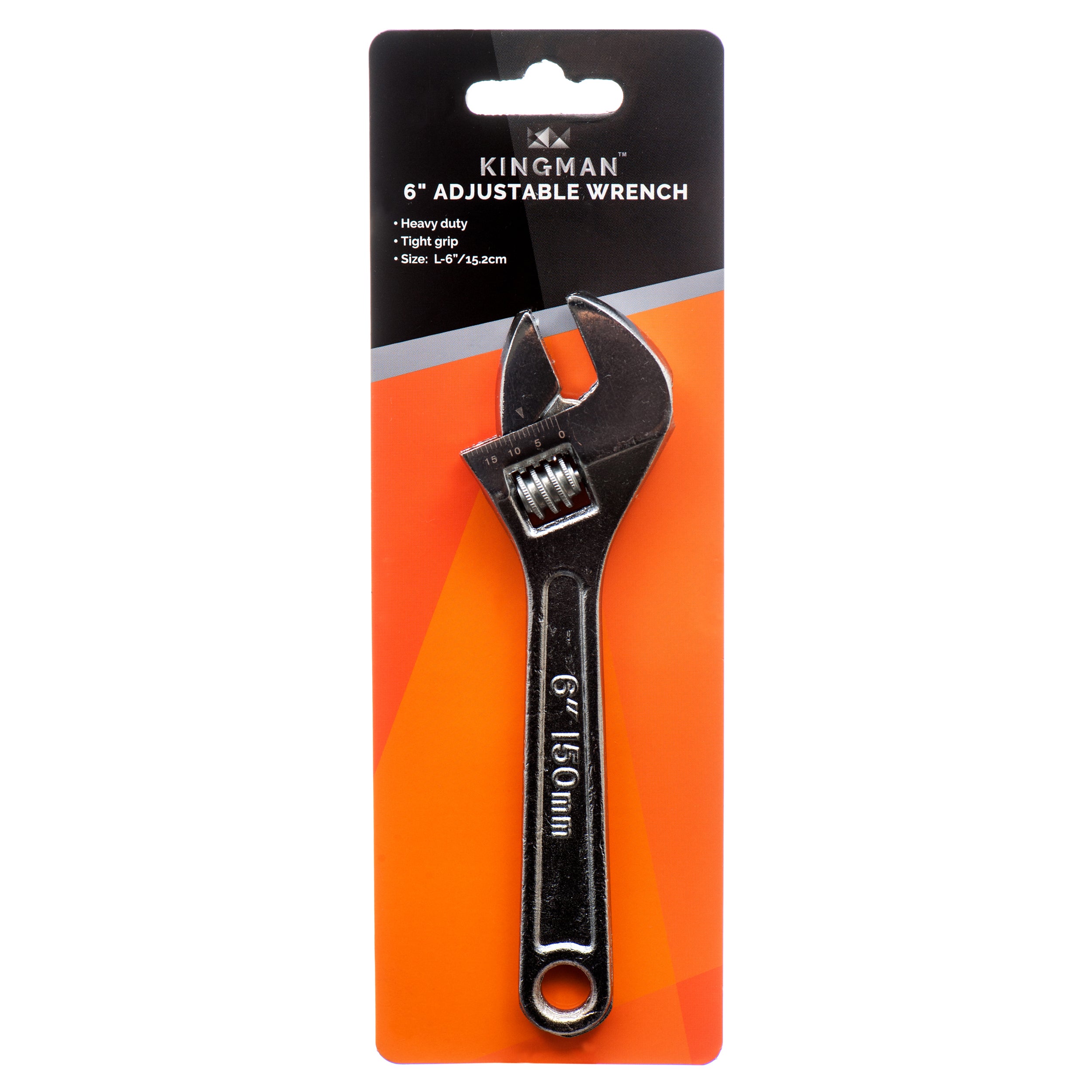 Kingman Adjustable Wrench 6" (Pack Of 1)