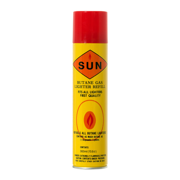 Sun Butane Gas Lighter Refill, 10 oz (12 Pack)