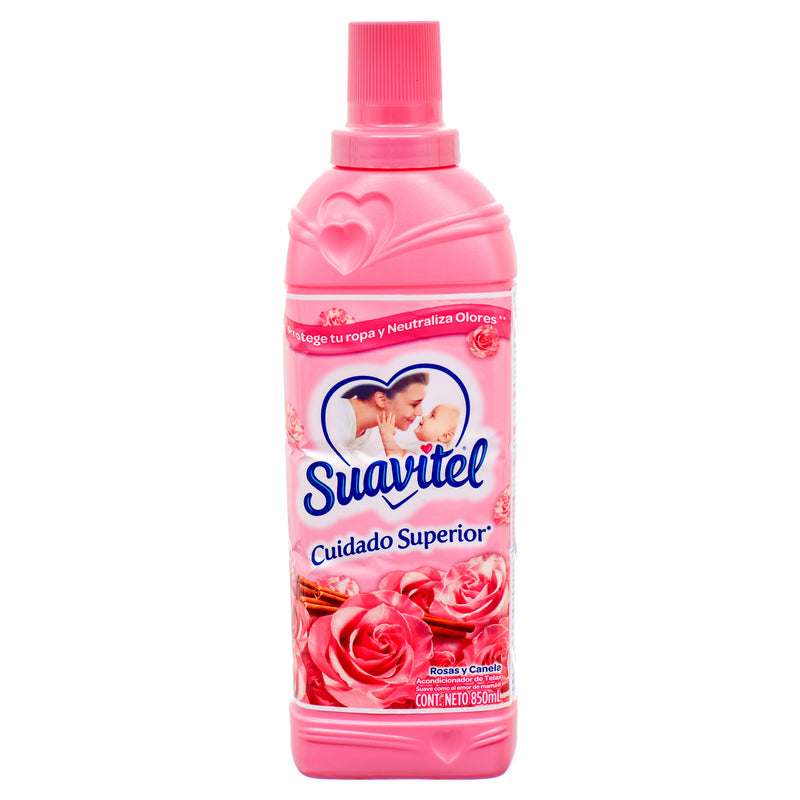 Suavitel Fabric Softener, Rosas y Canela, 28.7 oz (12 Pack)