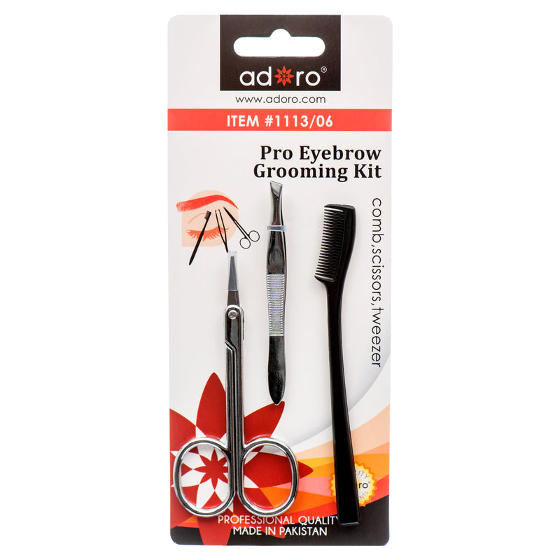 Eyebrow Grooming 3-Piece Set (12 Pack)