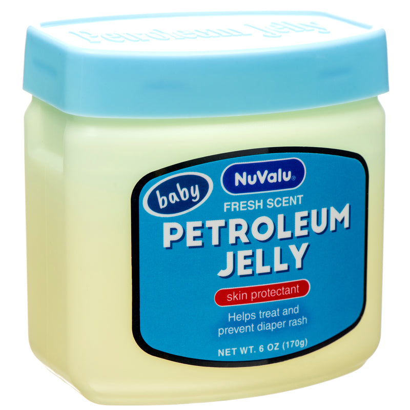 Nuvalu Petroleum Jelly Baby Fresh Scent 6 Oz Blue (24 Pack)
