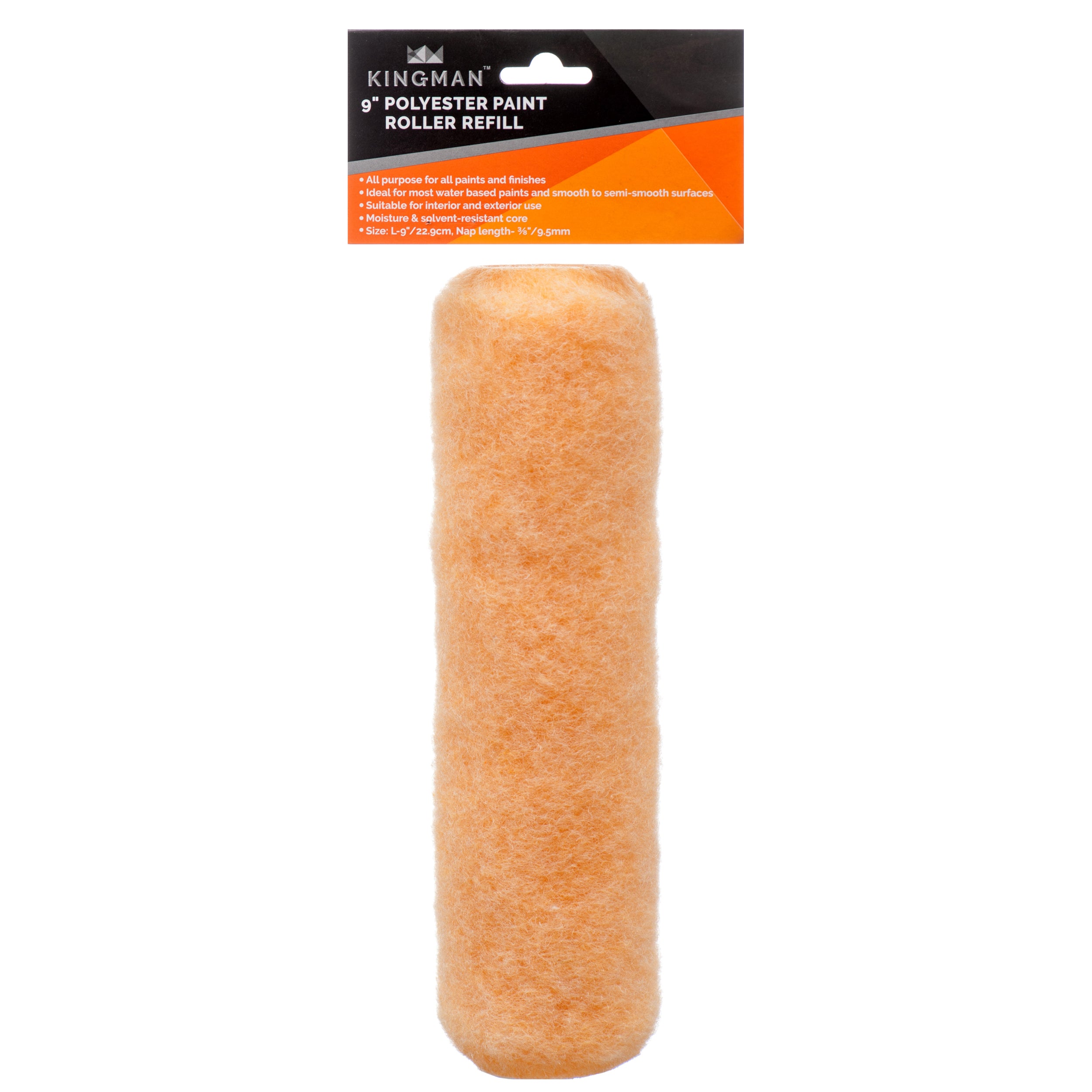 Kingman Paint Roller Cover 9" & 3/8" Nap (Pack Of 1)