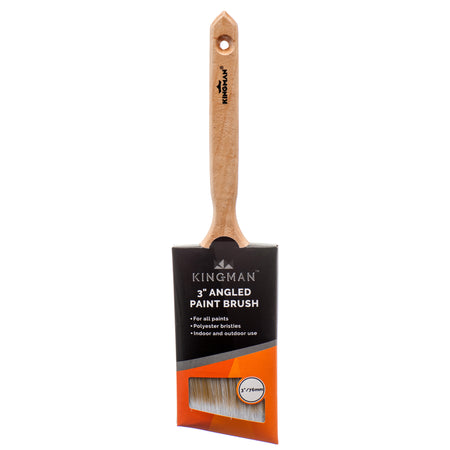 Kingman Angled Paint Brush 3" (24 Pack)