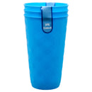Plastic Tumbler, 3 Count, 2.5 oz (24 Pack)