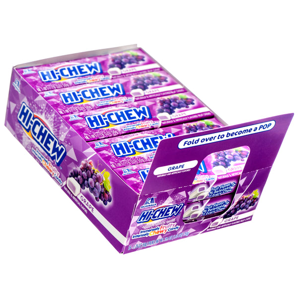 Hi-Chew Fruit Chews, Grape, 1.7 oz (15 Pack)