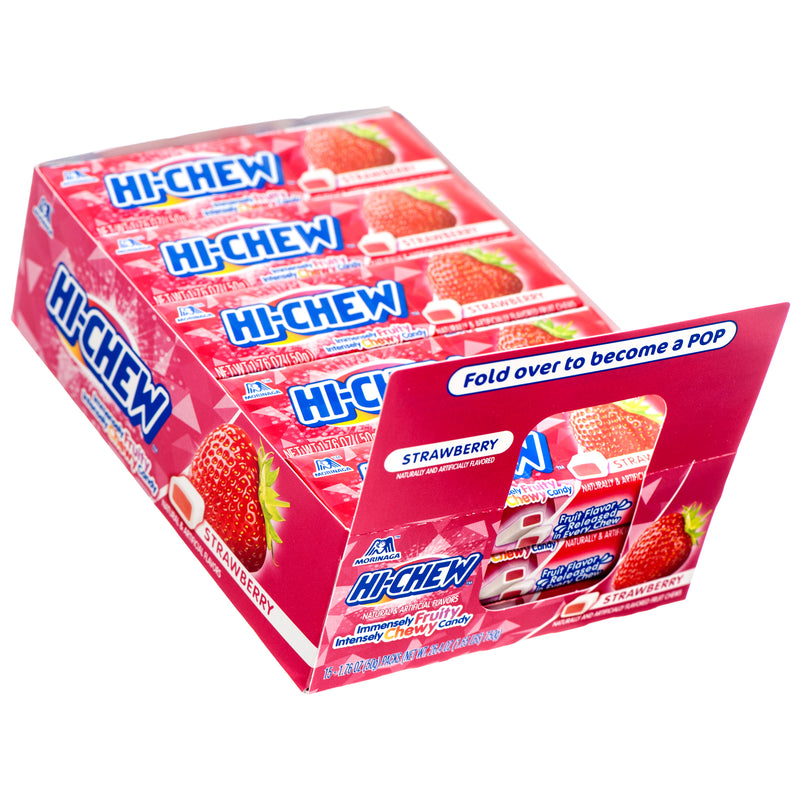 Hi-Chew Fruit Chews, Strawberry, 1.7 oz (15 Pack)