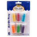 Neon Glitter Shakers, 6 Count (24 Pack)